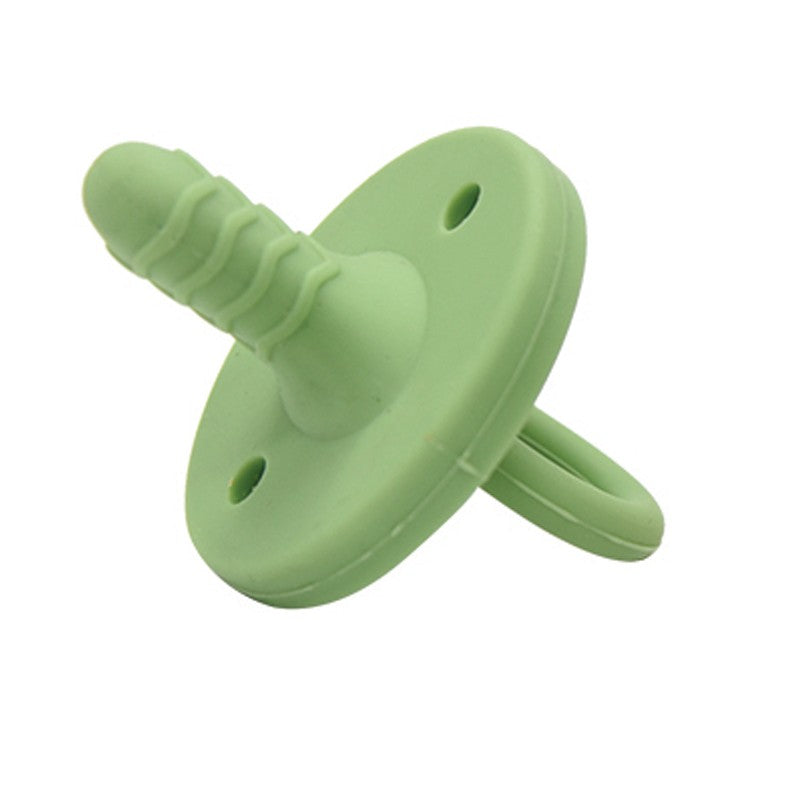 TYRY.HU Baby Newborn Soft Food Silicone Nipple Infant Safe Circle Type Nipples Toddler Pacifier Kids Teether Toy For Boy Girls