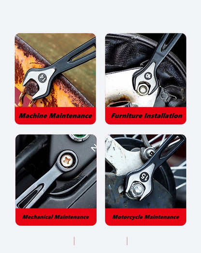 Chave De Boca Dupla Utilização Ameixas Flores Chaves Catracas 6mm-24mm Chaves Combinadas Cortador De Porcas Chave Combinada Ferramenta Manual De Reparo