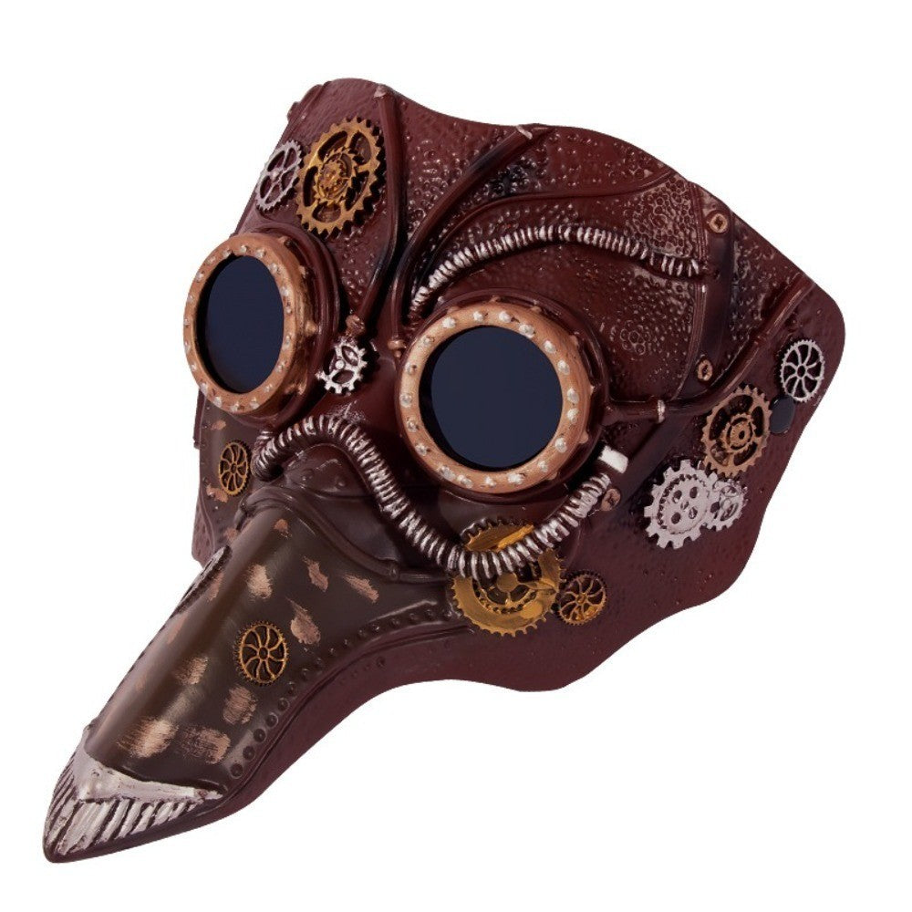 New Long Nose Plague Doctor Mask Gothic Steampunk Plague Mask Party Dress-up Proboscis Halloween Cosplay Mask