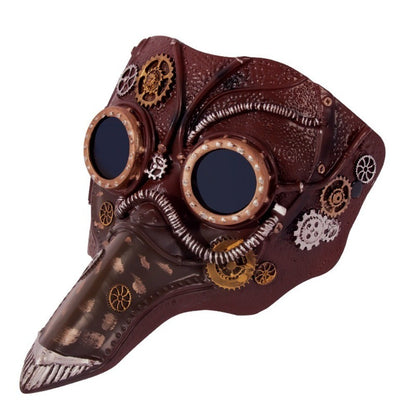 New Long Nose Plague Doctor Mask Gothic Steampunk Plague Mask Party Dress-up Proboscis Halloween Cosplay Mask