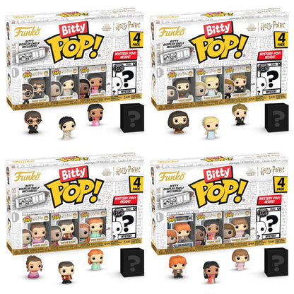 Funko Bitty Pop Harry Potter Series Caixa Surpresa Hagrid Hermione 4 Pack Mini Figura de Vinil Colecionável Edição Limitada Modelo Brinquedo Presente