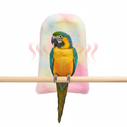 Rede de Pelúcia Macia para Pássaros, Rede de Inverno à Prova de Vento para Papagaios, Rede Quente para Pássaros, Toca, Ninho, Tenda, Cama, Xale de Periquito, Gaiola Hangi X6O1