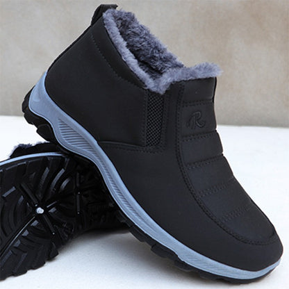 Women's Boots Unisex Winter Shoes Women Waterproof Snow Boots Female Slip On Casual Shoe Plush Footwear Men's Ankle Botas