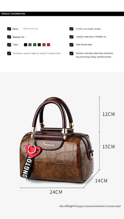 Luxury Design Handbags Shoulder Bags Top Quality PU Leather Women Handbag Classic Crocodile Tote Bag Female Messenger Bag Bolso