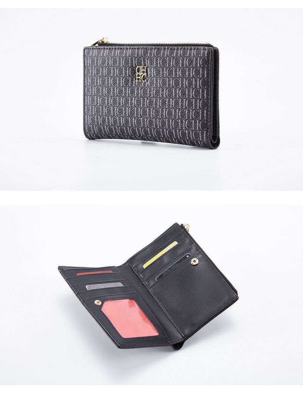 Printed Women's Long Wallet Luxury Brand Retro Classic PVC Material 2025 New Fashionable Simple Card Bag