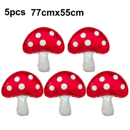 Cartoon Animal Standing Squirrel Balloon Pinecone Shaped Aluminum Film Balloon Forest Theme Baby Shower Birthday Party Decor