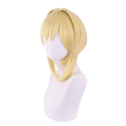 Genshin Impact Aether Lumine Cosplay Wig Pre Styled Role Play Props Heat Resistant Kong Ying Sora Hotaru Cosplay Wig