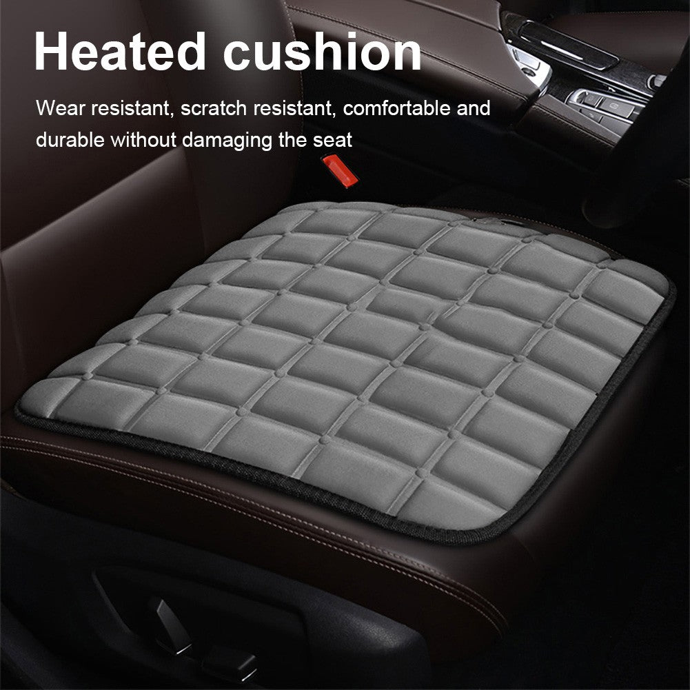 12V Car Seat Heated Cover 3 Gear Adjustable Temperature Universal Car Seat Heater 5V USB Heated Winter Car Seat Heating Pad