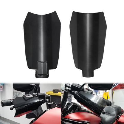 Protetor de Mão Esquerdo Direito para Moto Preto Fosco Protetor de Mão 2PCS para Harley Softail Breakout Dyna Touring CVO
