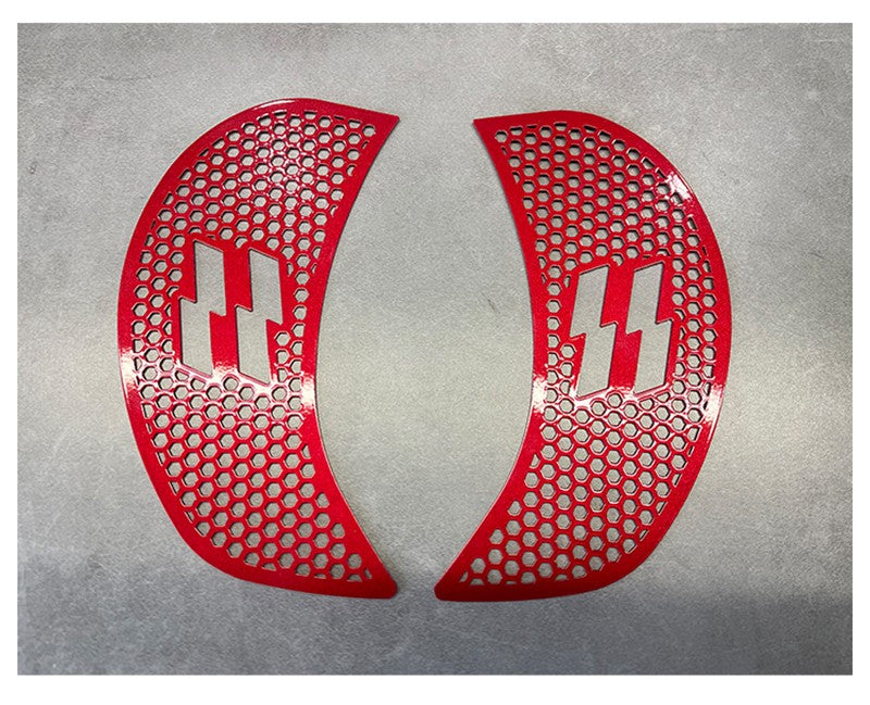 Road Faith Motorcycle Fairing Mesh Grill Side Vent Screen Front Side Grill for 2015-up Harley Touring Road Glide CVO Road Glide