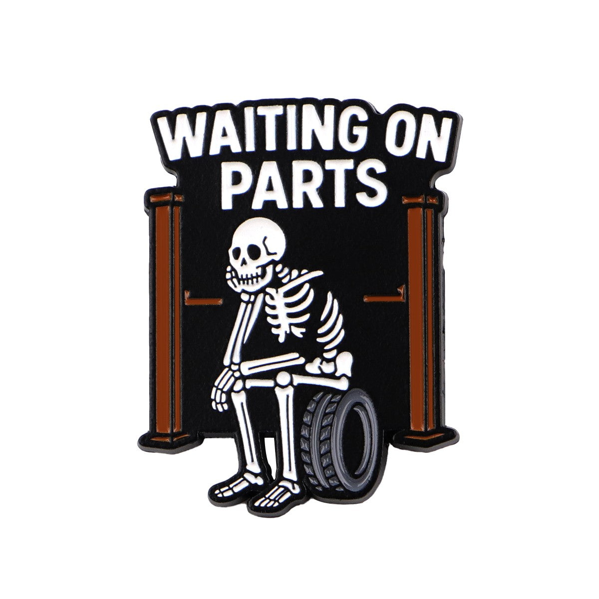 MEMENTO MORI Lapel Pins for Backpack Enamel Pin Cool Men Women Brooch for Clothes Briefcase Badges Jewelry Accessories