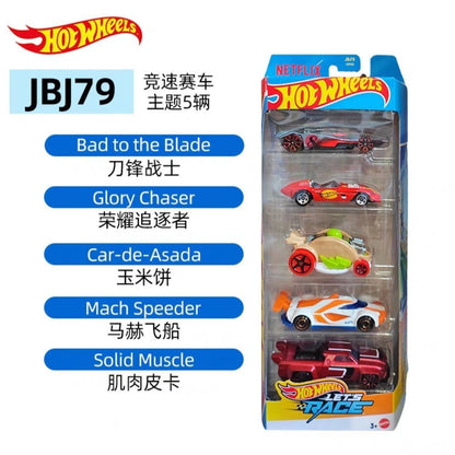 Hot Wheels X Formula 1 1/64 Collectible Car Toys 5 Packs Haas F1 Team Kick Sauber F1 Team Moneygram Theme Vehicle Gifts For Fans