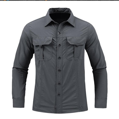 Mens Military Shirt ,Work Cargo Shirts ?Tactical Breathable Quick-Drying Tops