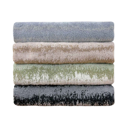 100% Cotton Thicked Gradient Color Bath Towel Yarn-dyed Jacquard Towels Absorbent Soft Beach Towels Bathroom Towel