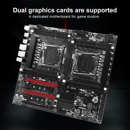 Placa-mãe X99 Dual-socket CPU LGA2011-3 8xddr3 ECC Slot de RAM Pciex16 Sata3.0 Servidor PC Placa-mãe