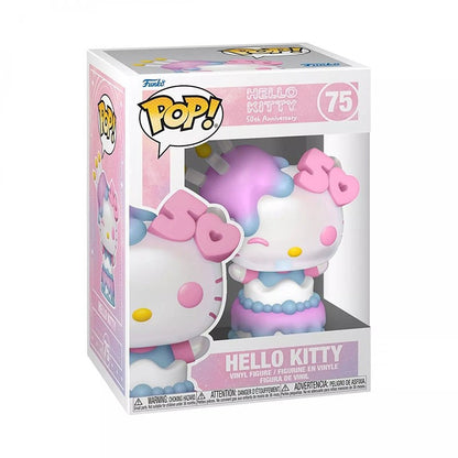 Funko Pop Hello Kitty 50th Action Figures Model Toys Anime Figureine Statue Doll Cartoon Collectible Vinyl Figure Souvenir Gifts