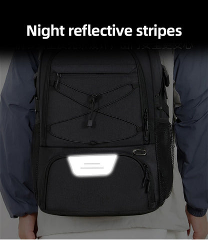 Mochila Esportiva de Basquete para Deslocamento Caminhada Trekking Acampamento com Bolso para Calçados, Viagem ao Ar Livre, Futebol, Academia, Mochila Escolar