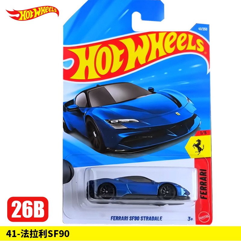 Original Hot Wheels 1/64 Série Principal 2026 Caixa B Mclaren Bugatti Porsche Ferrari Veículo de Brinquedo Colecionável Diecast C4982