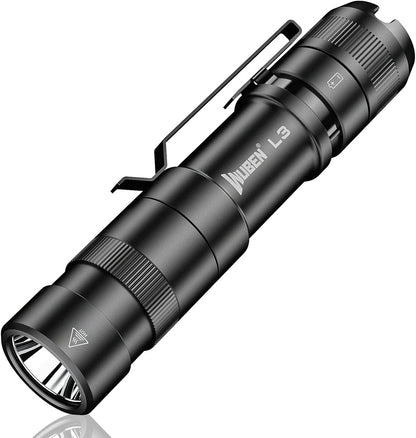 WUBEN L3 Flashlights High Lumens, 3000 Lumen Tactical Flashlight Rechargeable, Dual-Way Charging 7 Light Mode, IP68 Waterproof