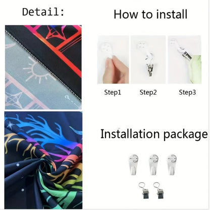 VIKAMA Theme Hog Rider Tapestry Fun Creative Design Tapestry Living Room Bedroom Party Atmosphere Decoration Home Decoration