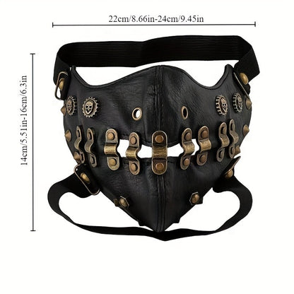 New steampunk party motorcycle mask personality cool exquisite Halloween Easter adult motorcycle cosplay anime dress up ornament