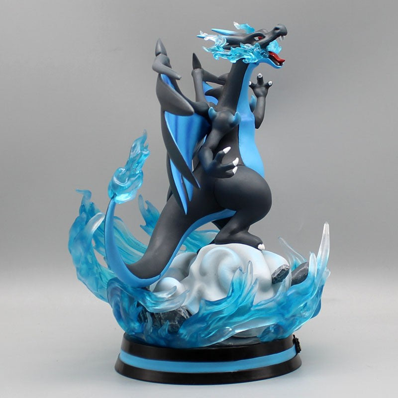 Pokemon Evolução Eevee Anime Figuras Charizard Raichu Mewtwo Dragonite Venusaur Gengar Iluminoso Estatueta PVC Estátua Modelo Brinquedo