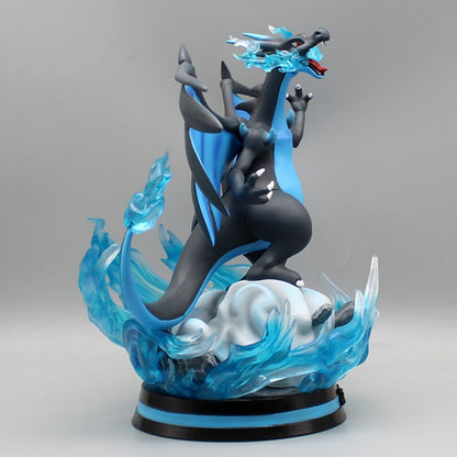 Pokemon Evolução Eevee Anime Figuras Charizard Raichu Mewtwo Dragonite Venusaur Gengar Iluminoso Estatueta PVC Estátua Modelo Brinquedo