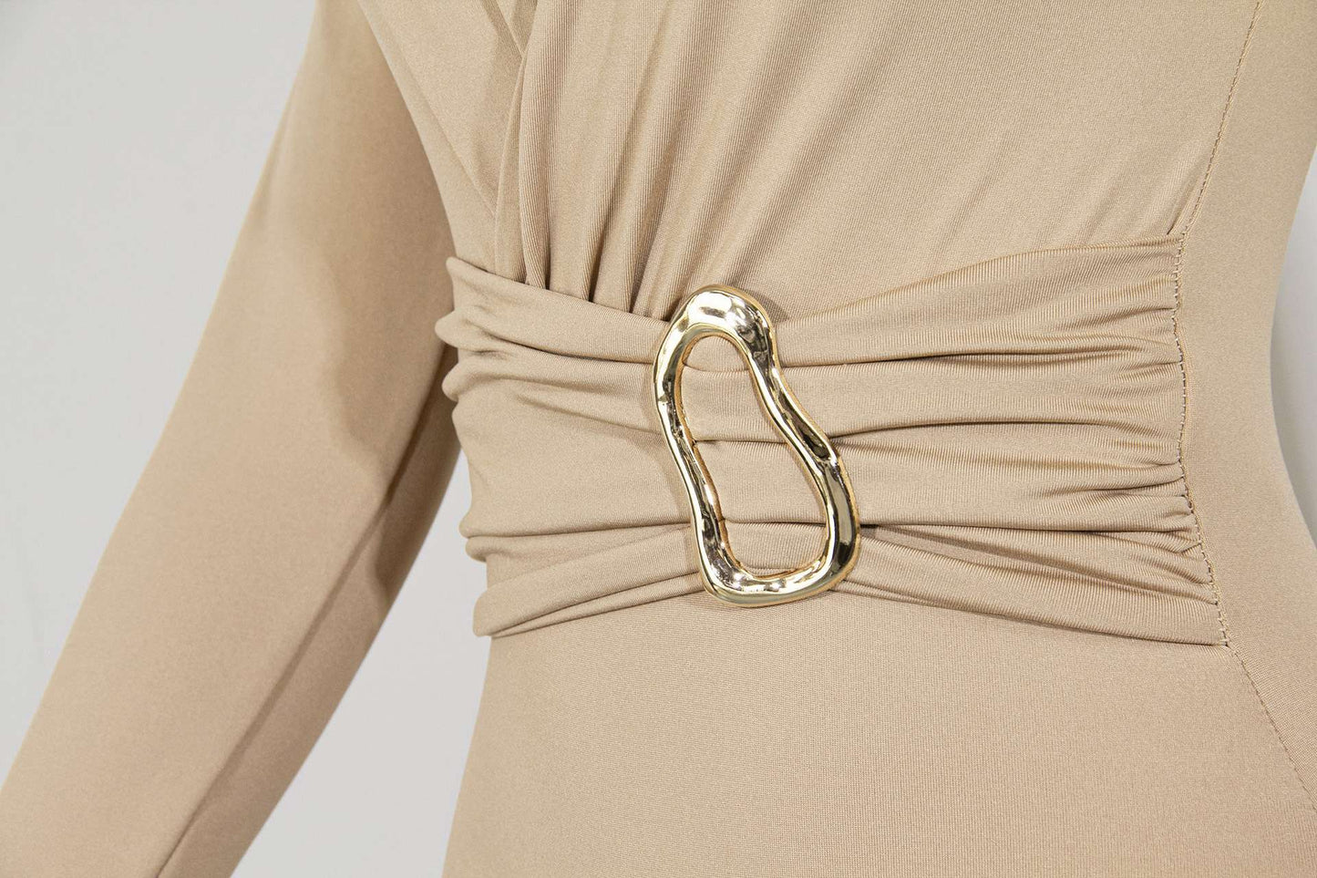 2025 Spring Autumn Deep V Neck Long Sleeve Bodysuits Women Fashion Solid Slim Fit Pleated T-Shirt Casual Female Jummsuits Tops