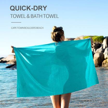 Naturehike Quick Drying Absorbent Bath Towel, Backpacking Hiking, Swimming Towel Compact Travel, Breathable Beach Gym Yoga Towel