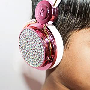 Unicorn Kids Pink Headphones for Girls Children Teens Wired Headset w/Microphonefor School Birthday Xmas Unicorn Gift