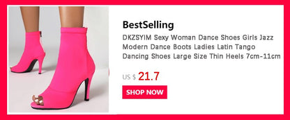 DKZSYIM New Women Ballroom Latin Dance Shoes Jazz Modern Dance Shoes Lace Up Dancing Boots Red Black Sports Dancing Sneakers