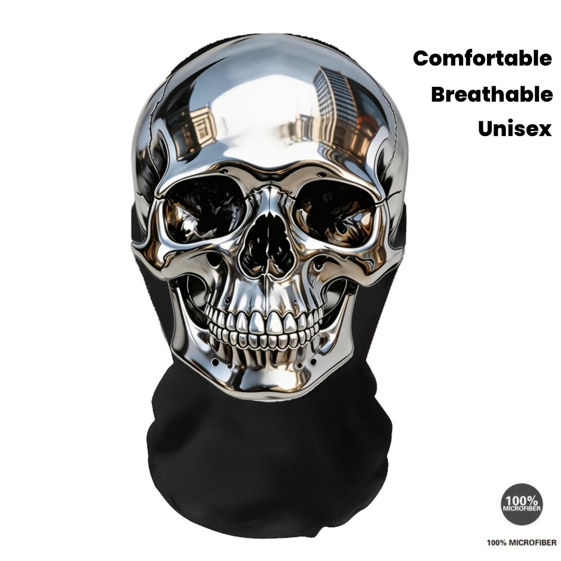 2026 3D Printed Full Face Mask - Elastic Mesh Hip Hop Balaclava Hood Headwear Unisex Cosplay Headgear