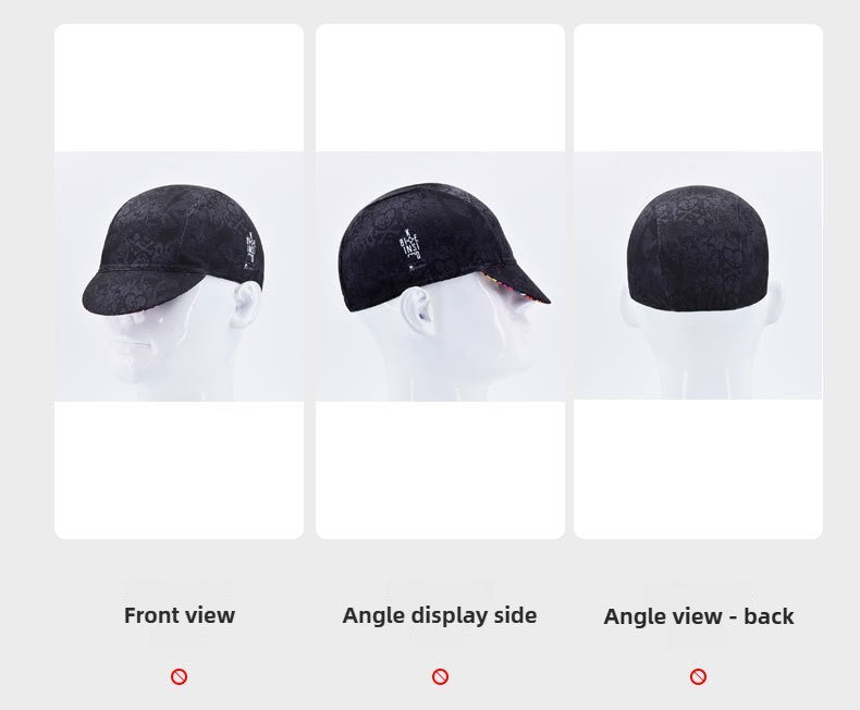 Classic Retro Red Blue Green Polyester Cycling Caps Summer Breathable Sports Quick Dry Bicycle Hat Men and Women