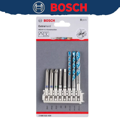 BOSCH Acessórios de Ferramentas Jogo de Brocas Suporte de Bits Broca Helicoidal Acessórios de Ferramentas Multifuncionais 2608522320 2608900585 2608522317