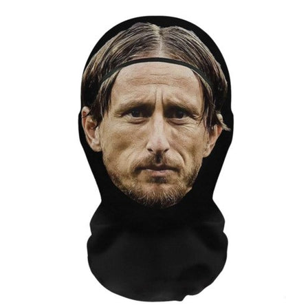 Funny Full Face Mask 3D Printed Celebrity Face Masks Elastic Mesh Halloween Cosplay Party Props Balaclava Headcovers