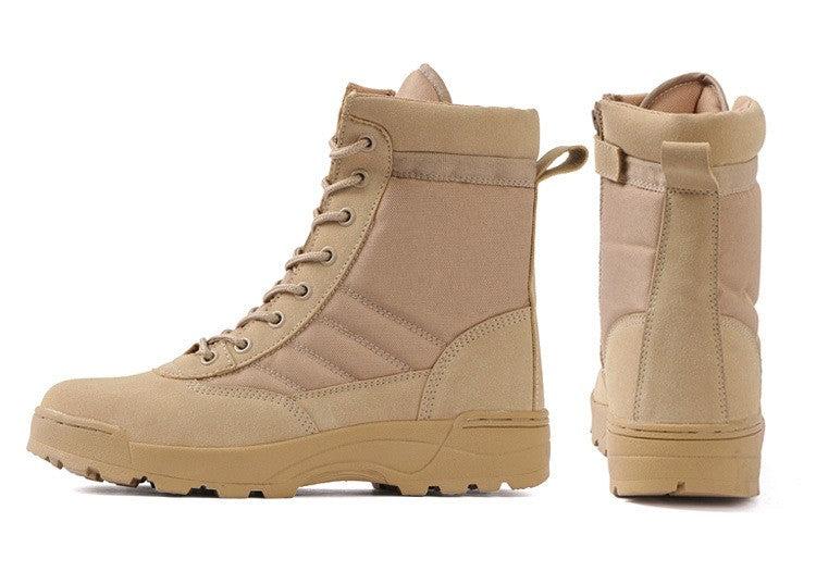 Botas Táticas Masculinas Botas de Força Especial Botas de Combate no Deserto Botas de Caminhada ao Ar Livre Botas de Tornozelo Masculinas Botas de Segurança para o Trabalho