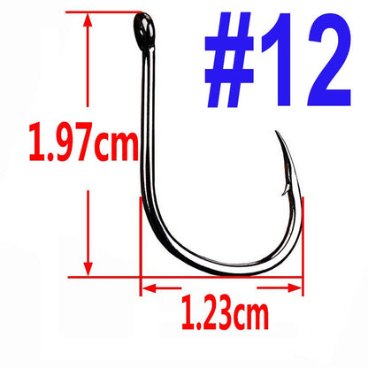 100/50/25 pçs Iseama Anzol de Pesca de Carpa Offset Círculo Único Anzol de Pesca de Mosca Anzol Jig Barba Mar Peixe Acessórios de Pesca