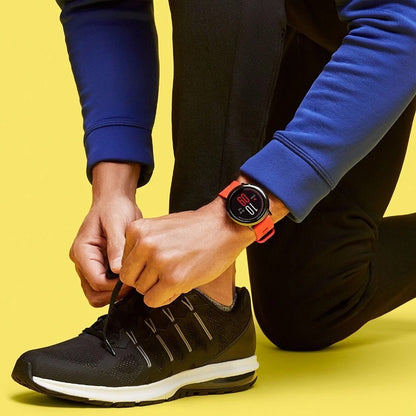 Original Amazfit Pace Masculino Smart Watch Relógio Esportivo Firmware Global com Idioma Inglês Em Estoque Bluetooth GPS 95% Novo Relógio