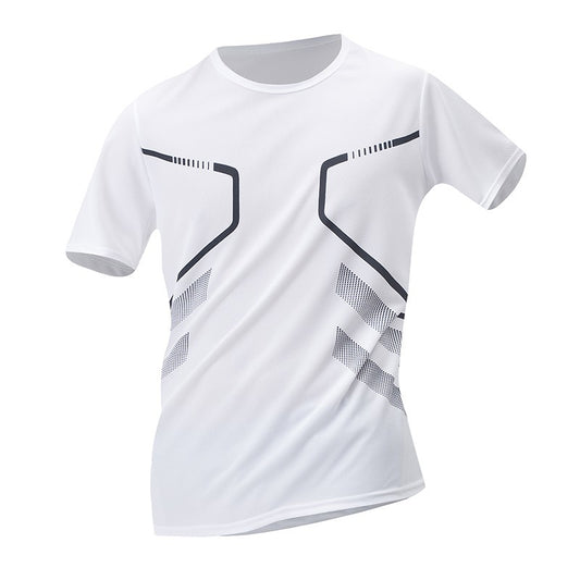 1/3/4 Pieces Summer Men's Printed Quick-drying Breathable Short-sleeved Plus Size Loose Sports Casual T-shirt Multicolor Choice