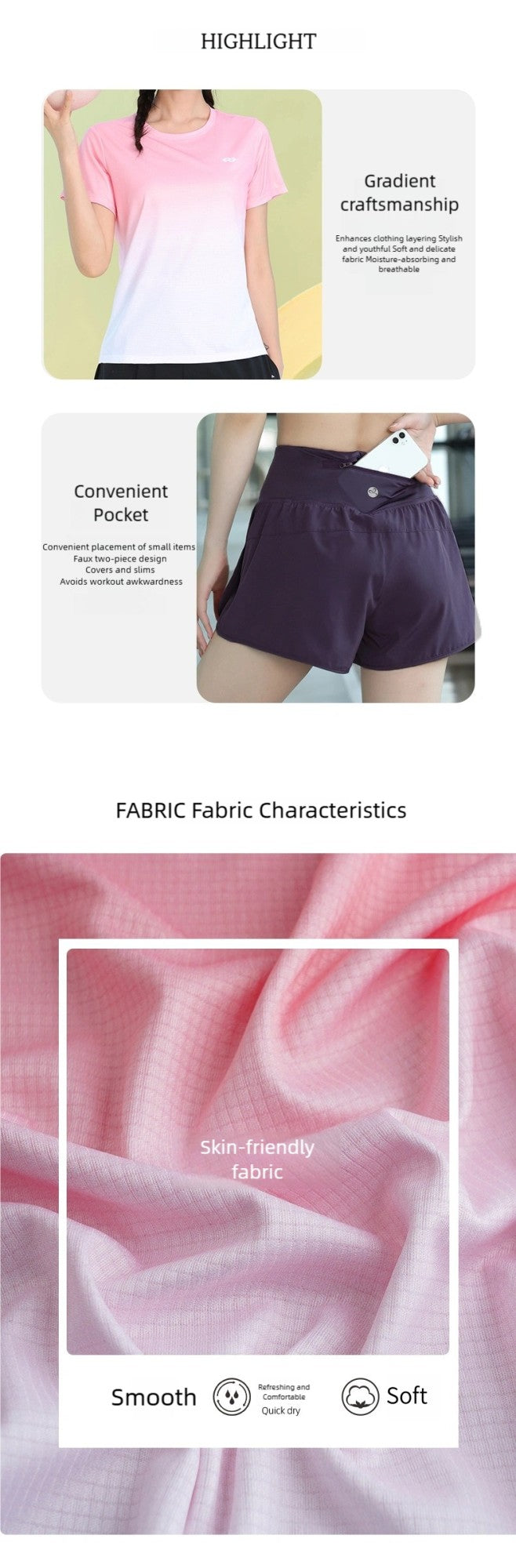 DRUR Women Running Set Quick Dry Loose Workout Outfit 2 Piece Tracksuit Summer Lightweight Gym Top Shorts Suit Badminton Apparel