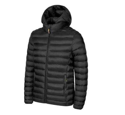 2025 New Men's Lightweight Cotton Jacket for Autumn and Winter - Multiple Colors, Stand-Up Collar & Hooded Design