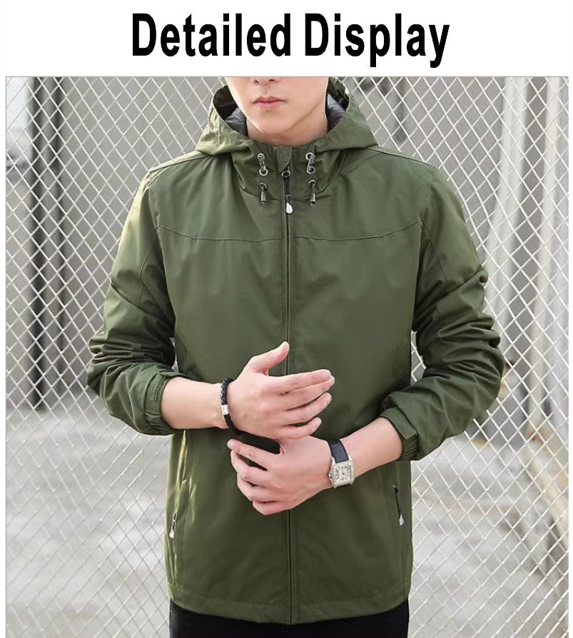 Outdoor Jacket Windproof Waterproof Breathable Thin Jackets Windbreaker Cycling Mountaineering Clothes Custom Logo Print
