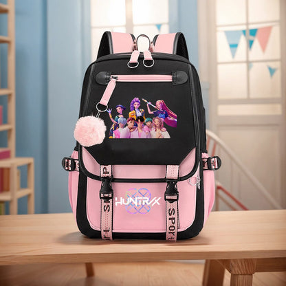 Para KPop Demon Hunters Mochila Adolescentes Mochilas Para Kpop Demon Mochila para Fãs Adolescente
