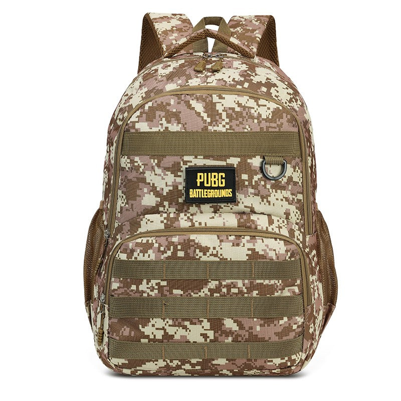 Camouflage large-capacity backpack - zipper closure, hiking, traveling, outdoor adventure backpack