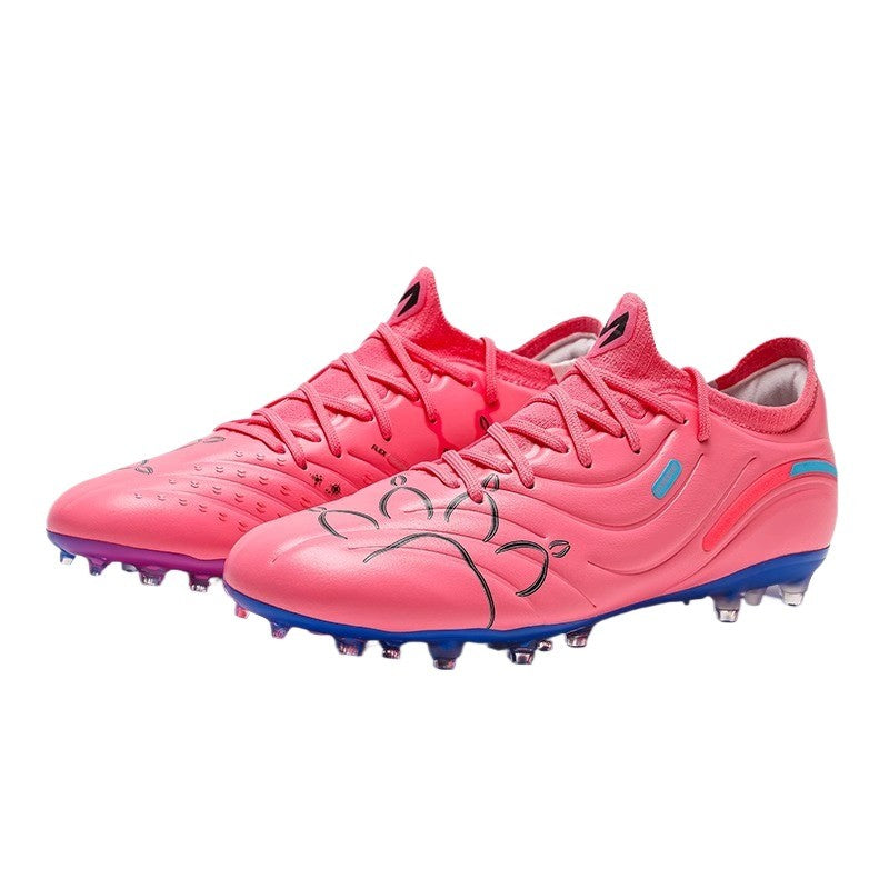 Kelme Men's Football Shoes Adult Mg Short Spikes Artificial Turf Training Football Boots Indoor Anti-slip Soccer Shoes