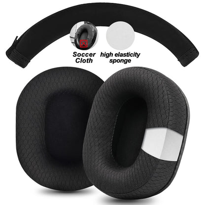 Earphone pads For REDRAGON H510 710 ZEUS-X RGB replacement Earpads headphones Earmuffs Soft cloth Memory Covers Sponge  Protein