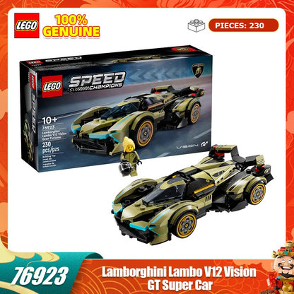 LEGO Junho novo produto Speed Champions 76923 Lamborghini V12 carro esportivo de blocos de montar