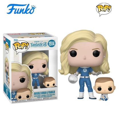 Mister Fantastic Action Figure Fantastic Four Series Anime Doctor Doom Invisible Woman Thing Model Doll Limited Edition Toy Gift