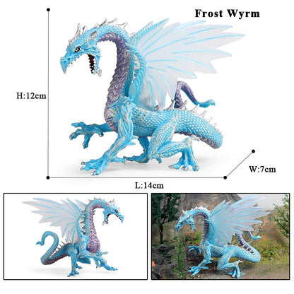 Oenux Simulação Dinossauro Dragão Tartarugas Touro de Fogo Orangotango Golem de Magma Modelo Animal Figuras de Ação Coleção de PVC Brinquedo Infantil Presente