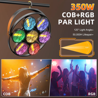 350W COB LED Retro Lights Linear Vintage Light Stage Effect Lighting Projector for Party Concert Wedding Theater Live Show Club